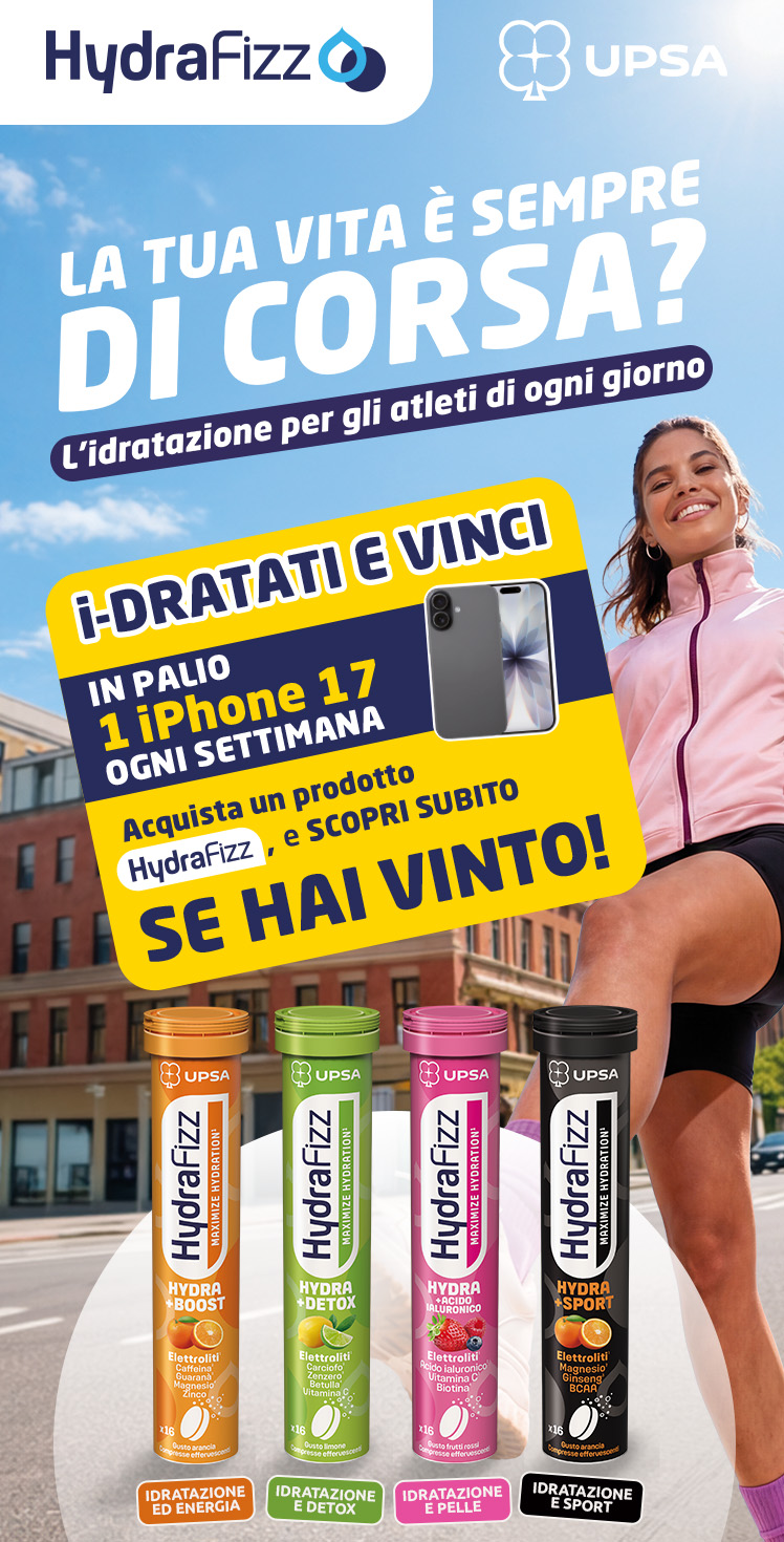 HYDRAFIZZ, I-DRATATI E VINCI, vinci un iPhone 17! versione mobile